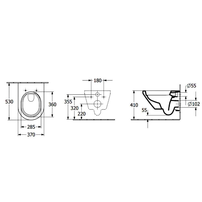Унітаз підвісний Villeroy&Boch Architectura 5684CL01 з кришкою Soft Close та змивом Twistflush, білий глянець