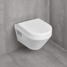 Унітаз підвісний Villeroy&Boch Architectura 5684CL01 з кришкою Soft Close та змивом Twistflush, білий глянець