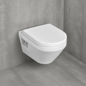 Унітаз підвісний Villeroy&Boch Architectura 5684CL01 з кришкою Soft Close та змивом Twistflush, білий глянець