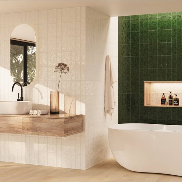 Плитка Ceramica Deseo Venice White Gloss 7.5x20 см