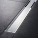 Душовий канал Geberit CleanLine20 Basic 154.454.00.1, сифон з гідрозатвором 50 мм та накладкою 60 см із матової нержавіючої сталі, для висоти вирівнювальної стяжки до 90 мм на трапі