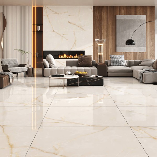 Керамограніт Almera Ceramica-2 Onyx Safron Pol 120x120 см