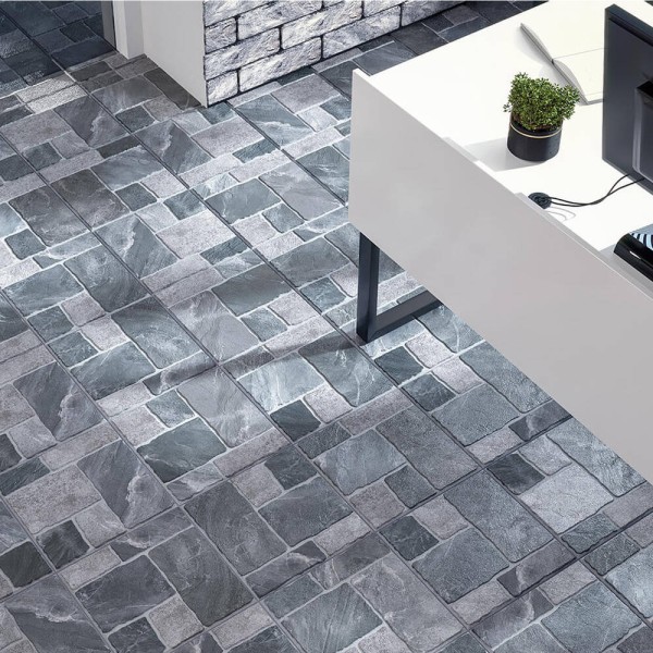 Керамограніт Golden Tile Stone Brick Сірий SB2770 30х30 см