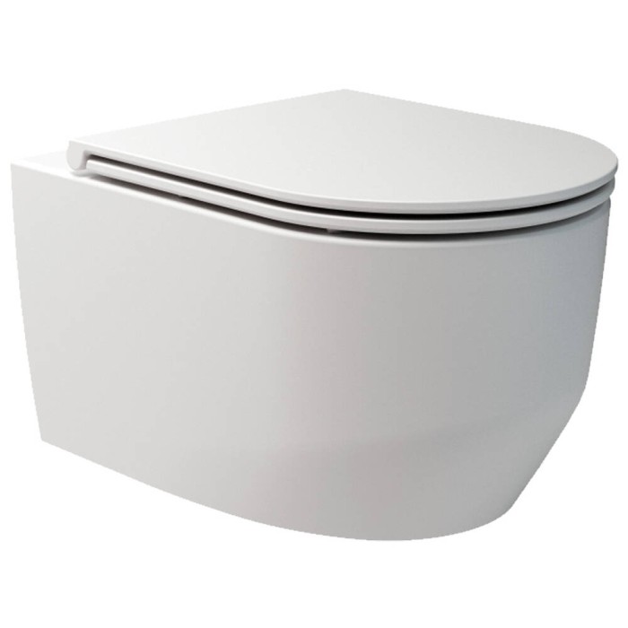 Унітаз підвісний Devit Art 3.0 3030140W безобідковий з кришкою soft-close, Vortex Flush, білий матовий