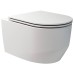 Унітаз підвісний Devit Art 3.0 3030140W безобідковий з кришкою soft-close, Vortex Flush, білий матовий