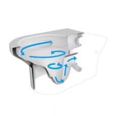 Унітаз підвісний Devit Art 3.0 3030140W безобідковий з кришкою soft-close, Vortex Flush, білий матовий
