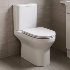 Унітаз-компакт Devit Life5810020 з кришкою soft-close безобідковий, білий