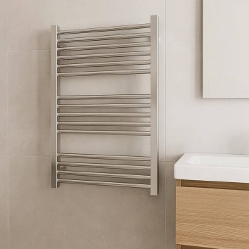 Рушникосушарка водяна Mario INOX Гера 770х530/500, 770х530 см полірована нержавіюча сталь