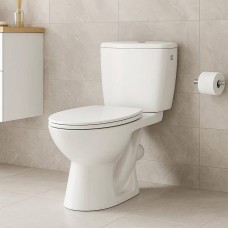 Унітаз-компакт Mito Milos K681-062 903 KA010 3/6л з кришкою, білий глянець