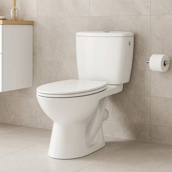 Унітаз-компакт Mito Milos K681-062 903 KA010 3/6л з кришкою, білий глянець