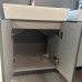 Тумба Devit Flow 484050E 50 см з умивальником та ручками, смарагдовий матовий