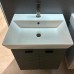 Тумба Devit Flow 484050E 50 см з умивальником та ручками, смарагдовий матовий