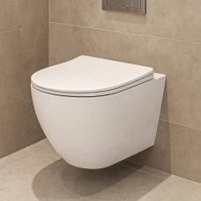Унітаз підвісний Mito Desse SET C502 з дюропластовим сидінням soft close, білий