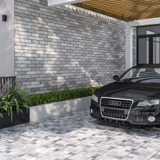 Керамограніт Golden Tile Stone Brick Світло-Сірий SBG770 30х30 см