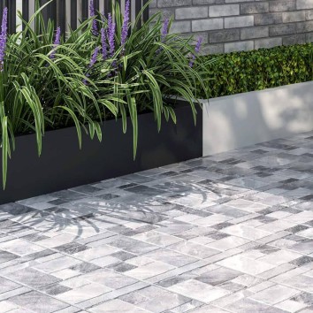 Керамограніт Golden Tile Stone Brick Світло-Сірий SBG770 30х30 см