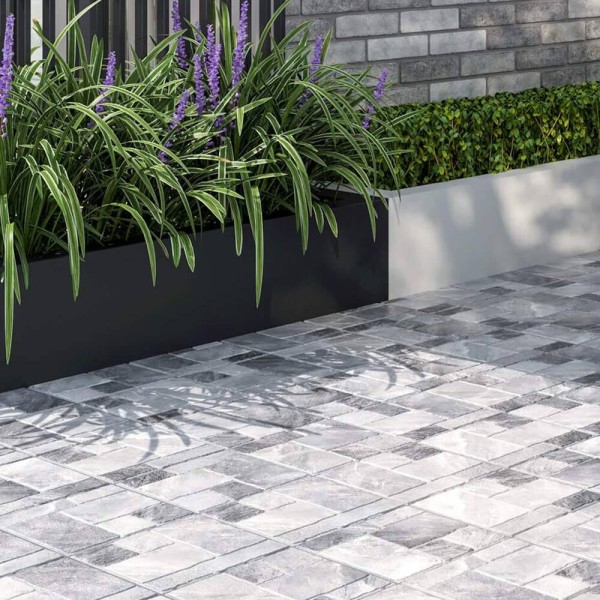 Керамограніт Golden Tile Stone Brick Світло-Сірий SBG770 30х30 см