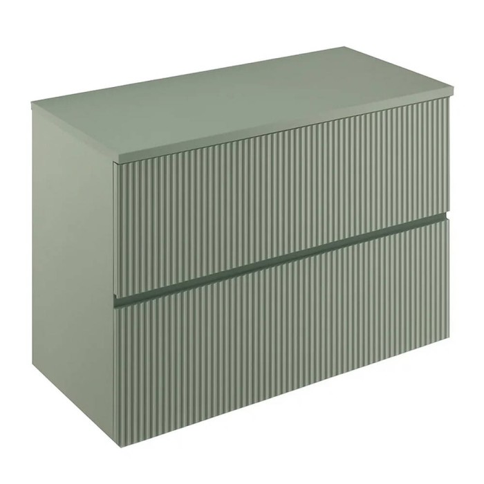 Тумба Royo Vora 131769 80 см підвісна зі стільницею 131452 mineral green (зелений)