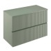 Тумба Royo Vora 131769 80 см підвісна зі стільницею 131452 mineral green (зелений)