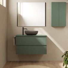 Тумба Royo Vora 131769 80 см підвісна зі стільницею 131452 mineral green (зелений) Тумба Royo Vora 131769 80 см підвісна зі стільницею 131452 mineral green (зелений)