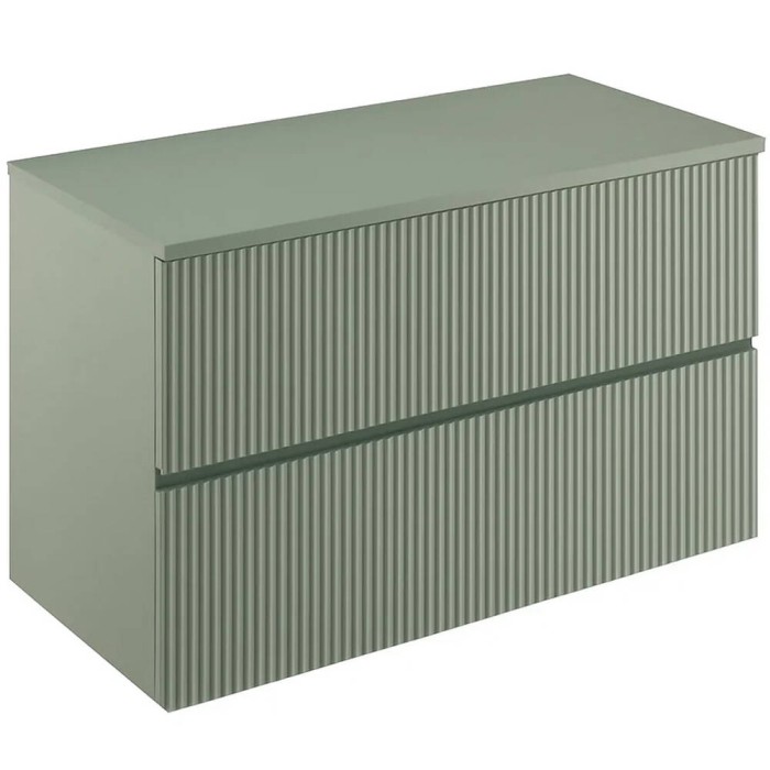 Тумба Royo Vora 131775 100 см підвісна зі стільницею 131454 mineral green (зелений) Тумба Royo Vora 131775 100 см підвісна зі стільницею 131454 mineral green (зелений)