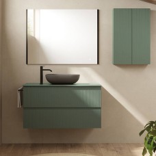 Тумба Royo Vora 131775 100 см підвісна зі стільницею 131454 mineral green (зелений) Тумба Royo Vora 131775 100 см підвісна зі стільницею 131454 mineral green (зелений)
