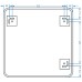 Дзеркало Devit Basic 4700700 700х700 мм закруглене