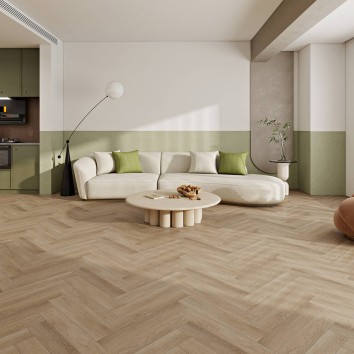 Вінілове покриття Floorex дуб London LVT Click Herringbone
