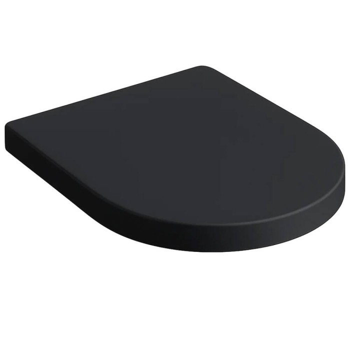 Сидіння з кришкою NIC Design Milk 005 528 013 дюропласт, система SoftClose, колір антрацит мат