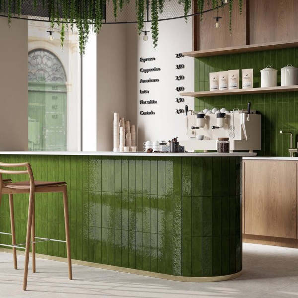 Клінкер Cerrad Kamien Palette Green 7,4x30 см