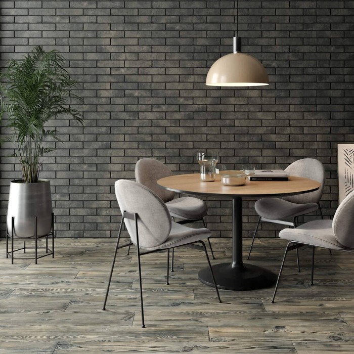 Керамограніт Golden Tile Fino 6F7020 Коричневий 6х25 см