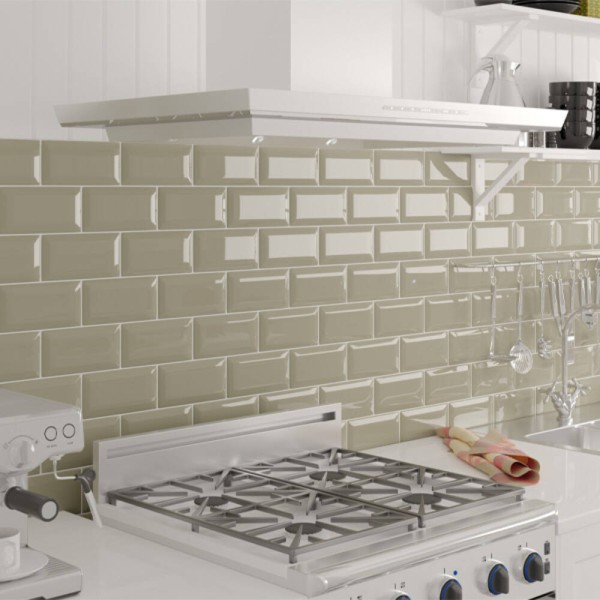 Плитка Golden Tile Metrotiles 46R061 оливковий 10х20 см