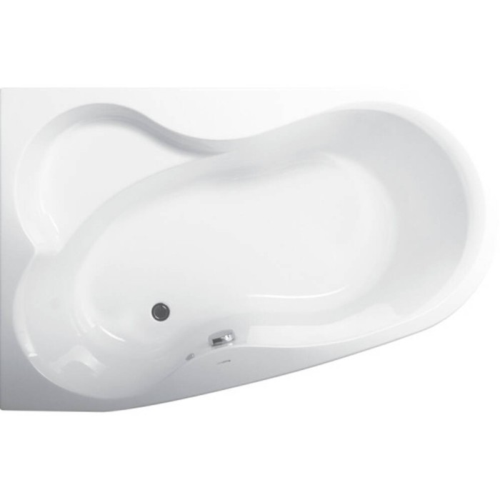 Ванна акрилова Vagnerplast Melite VPBA163MEL3LX-04 160x105 лівостороння з панеллю VPPP16009FP3 + VPSET007 ніжки, біла