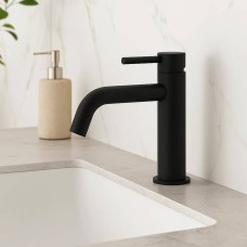 Змішувач для раковини Devit Flow 550534B, чорний матовий