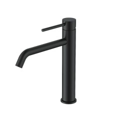 Змішувач для раковини Devit Flow 550533B, високий, чорний матовий