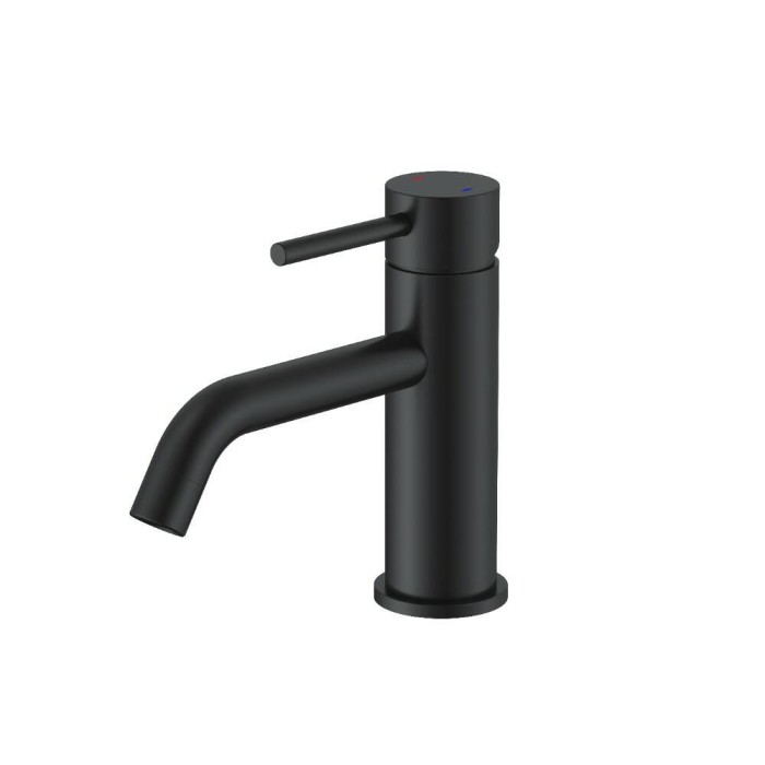 Змішувач для раковини Devit Flow 550547B, чорний матовий