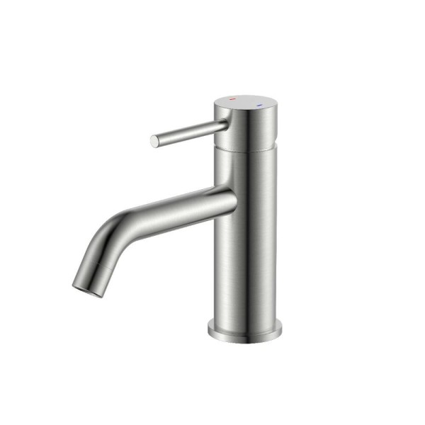 Змішувач для раковини Devit Flow 550547N нікель матовий