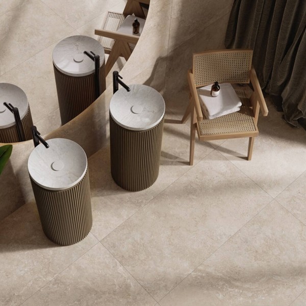 Керамограніт Ceramica Deseo Gres Max Travertino Beige rect 59.7x119.7 см