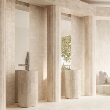 Керамограніт Emil Ceramica Dual Travertine Enns Dt.Pa White 10x10 см