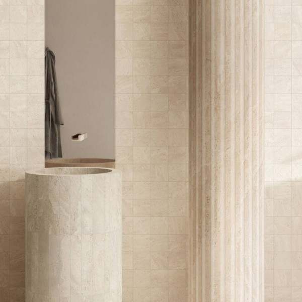 Керамограніт Emil Ceramica Dual Travertine Enns Dt.Pa White 10x10 см