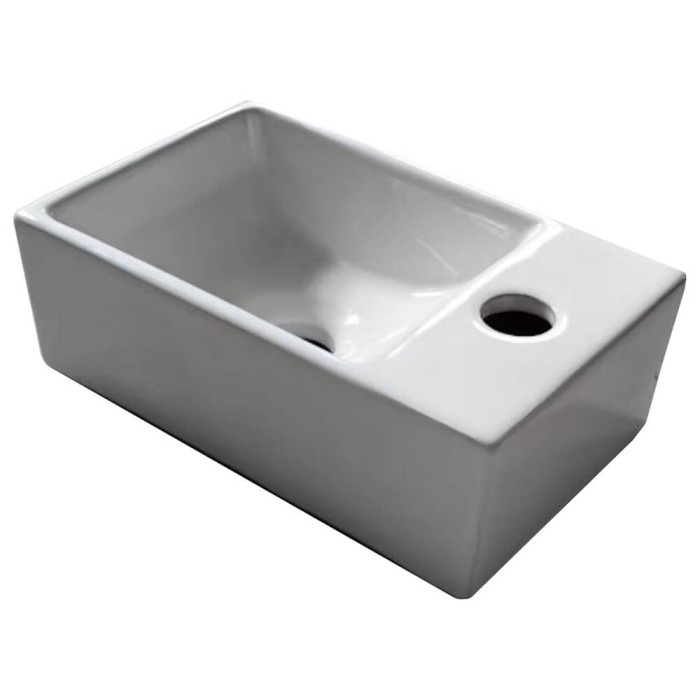 Раковина Devit Linea 180300R підвісна/меблева 300х180 см, 1 отвір під змішувач справа, білий глянець Раковина Devit Linea 180300R підвісна/меблева 300х180 см, 1 отвір під змішувач справа, білий глянець
