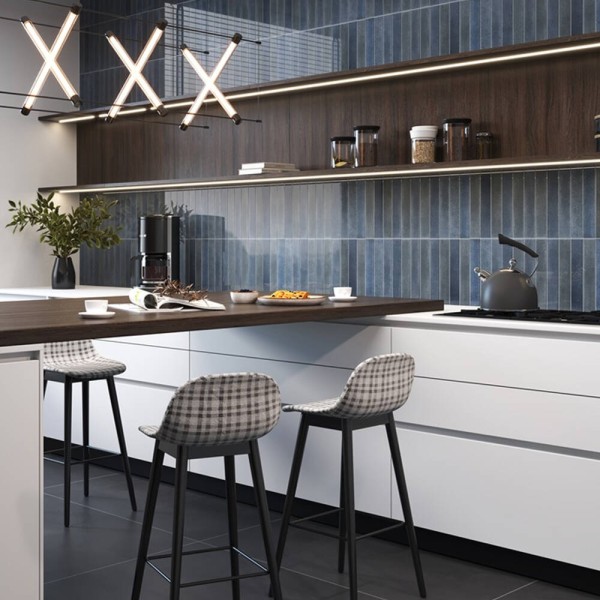 Плитка Ceramica Deseo Ec.Atlantis Dark Blue 31.6x60 см