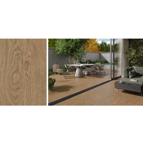 Керамограніт Cersanit Tornwood Brown 18,5x59,8 см