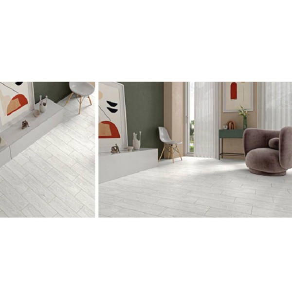 Керамограніт Cersanit Tornwood White 18,5x59,8 см
