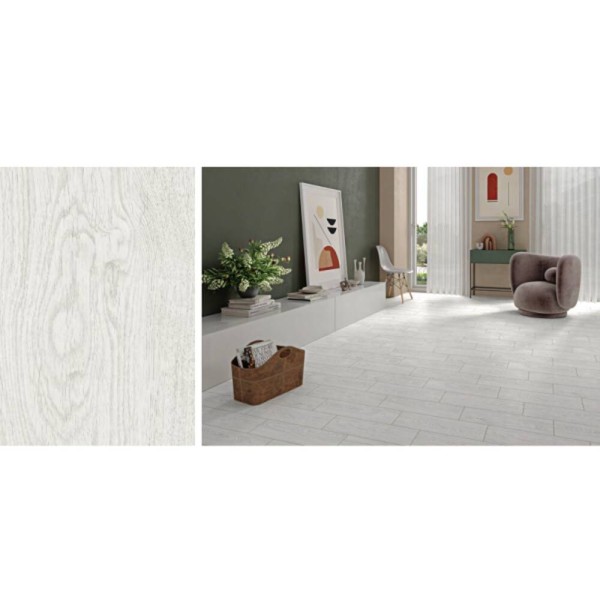 Керамограніт Cersanit Tornwood White 18,5x59,8 см