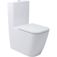 Чаша для унітаза Devit Quadra 2050140 з кришкою soft-close, білий глянець