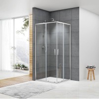 Душова кабіна Devit Art 2.0 FEN2240 100х100 см профіль хром, прозоре скло