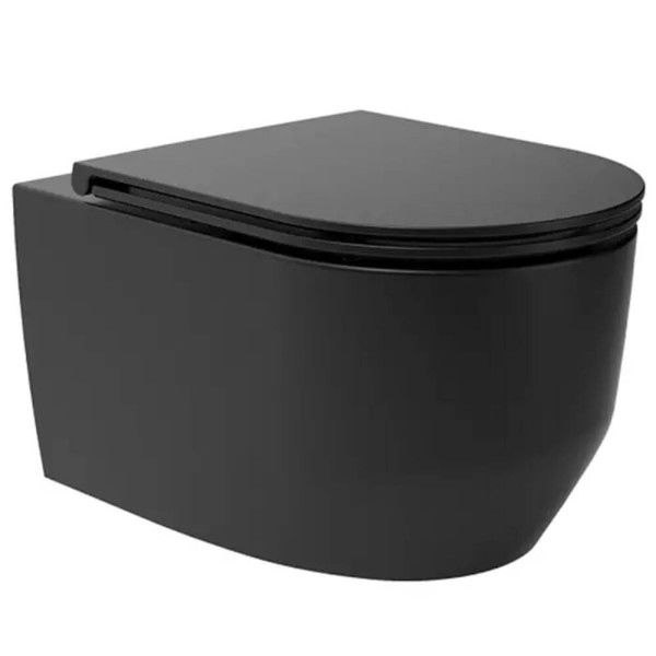 Кришка для унітаза Devit ART 3.0 3030140B soft-close чорний матовий