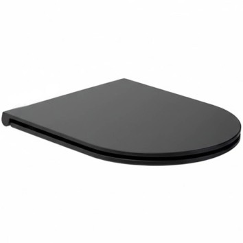 Кришка для унітаза Devit ART 3.0 3030140B soft-close чорний матовий