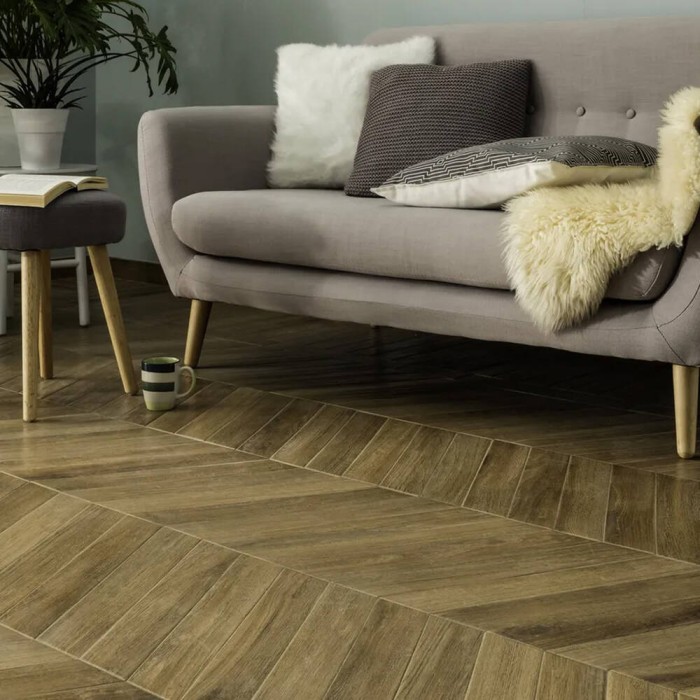 Керамограніт Rondine Vintage Dore Chevron 7,5x40,7 см