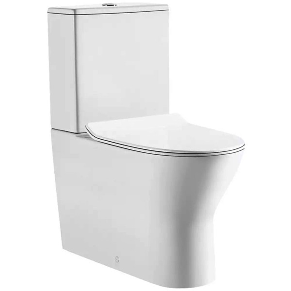 Кришка для унітаза-компакта Primera Frame soft-close, білий